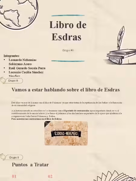 Explorando el Libro de Esdras: Un Viaje a Través de la Historia Bíblica Explorando el Libro de Esdras: Un Viaje a Través de la Historia Bíblica