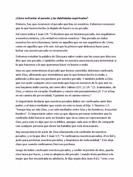 Conociendo Nuestras Debilidades Espirituales para un Crecimiento Auténtico Conociendo Nuestras Debilidades Espirituales para un Crecimiento Auténtico