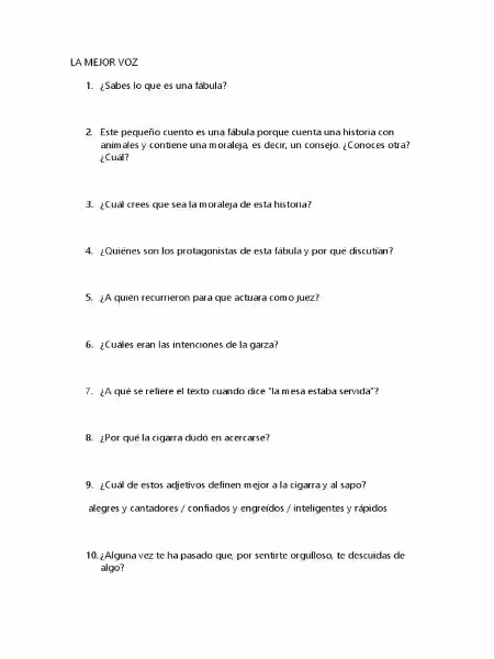 La Mejor Voz Cuento: Una Guía para Explorar la Religión a Través de las Historias La Mejor Voz Cuento: Una Guía para Explorar la Religión a Través de las Historias