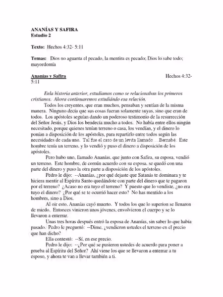 ¿Por qué Dios no perdonó a Ananías y Safira? Un análisis desde la fe cristiana ¿Por qué Dios no perdonó a Ananías y Safira? Un análisis desde la fe cristiana