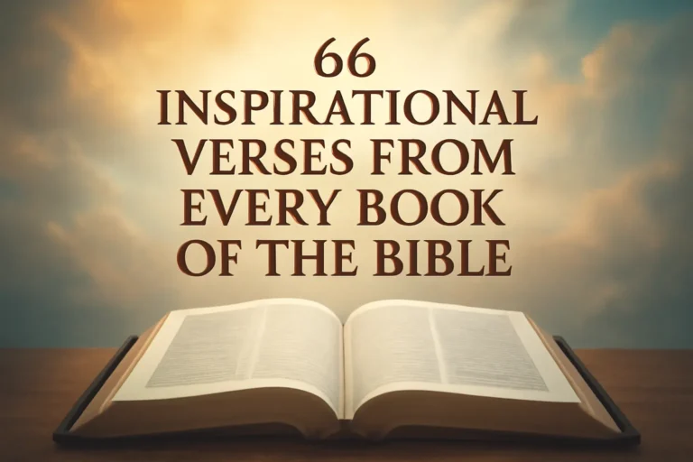 66 Inspirational Verses from Every Book of the Bible
