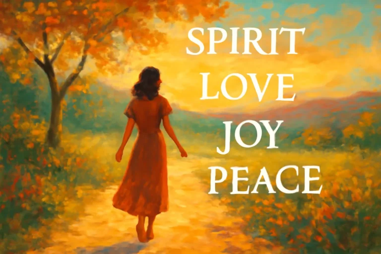 walking by spirit love joy peace