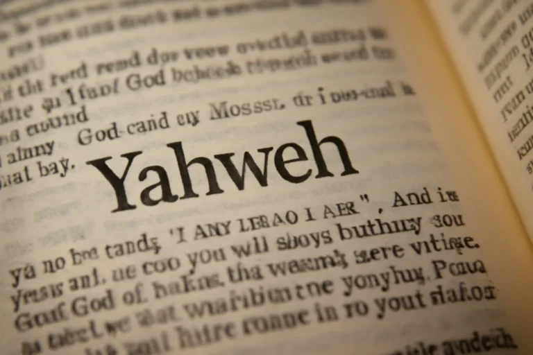 what does yahweh mean in the bible