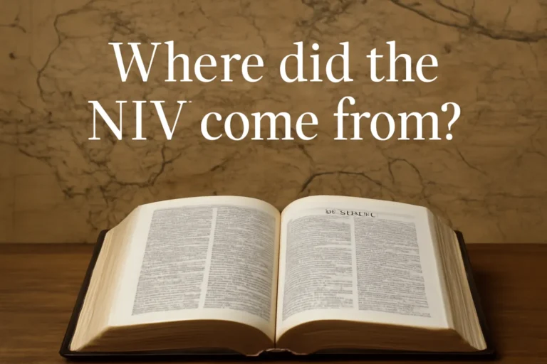Origins of the New International Version (NIV)